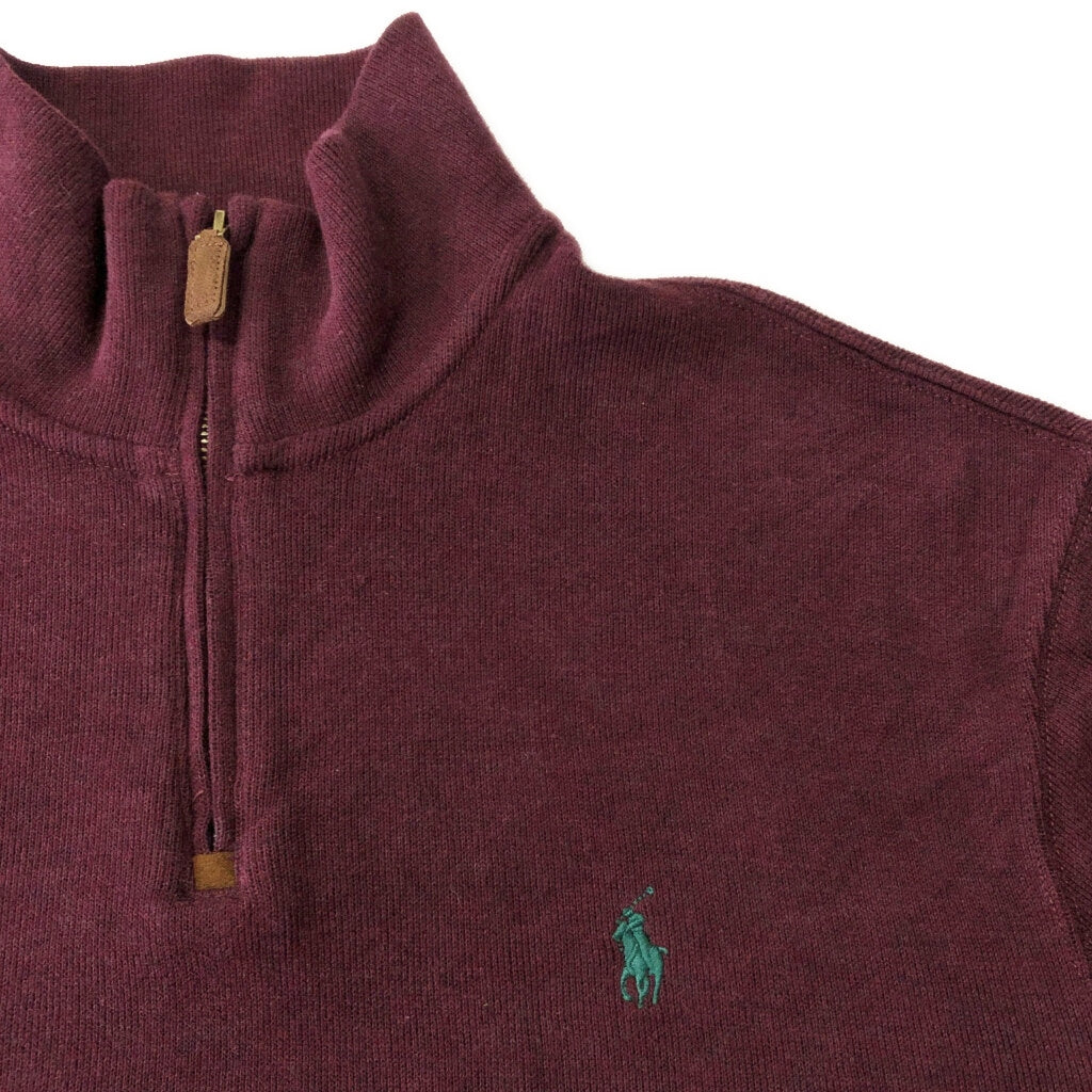 Polo by Ralph Lauren Half Zip Cotton Sweater Half Zip Sweater