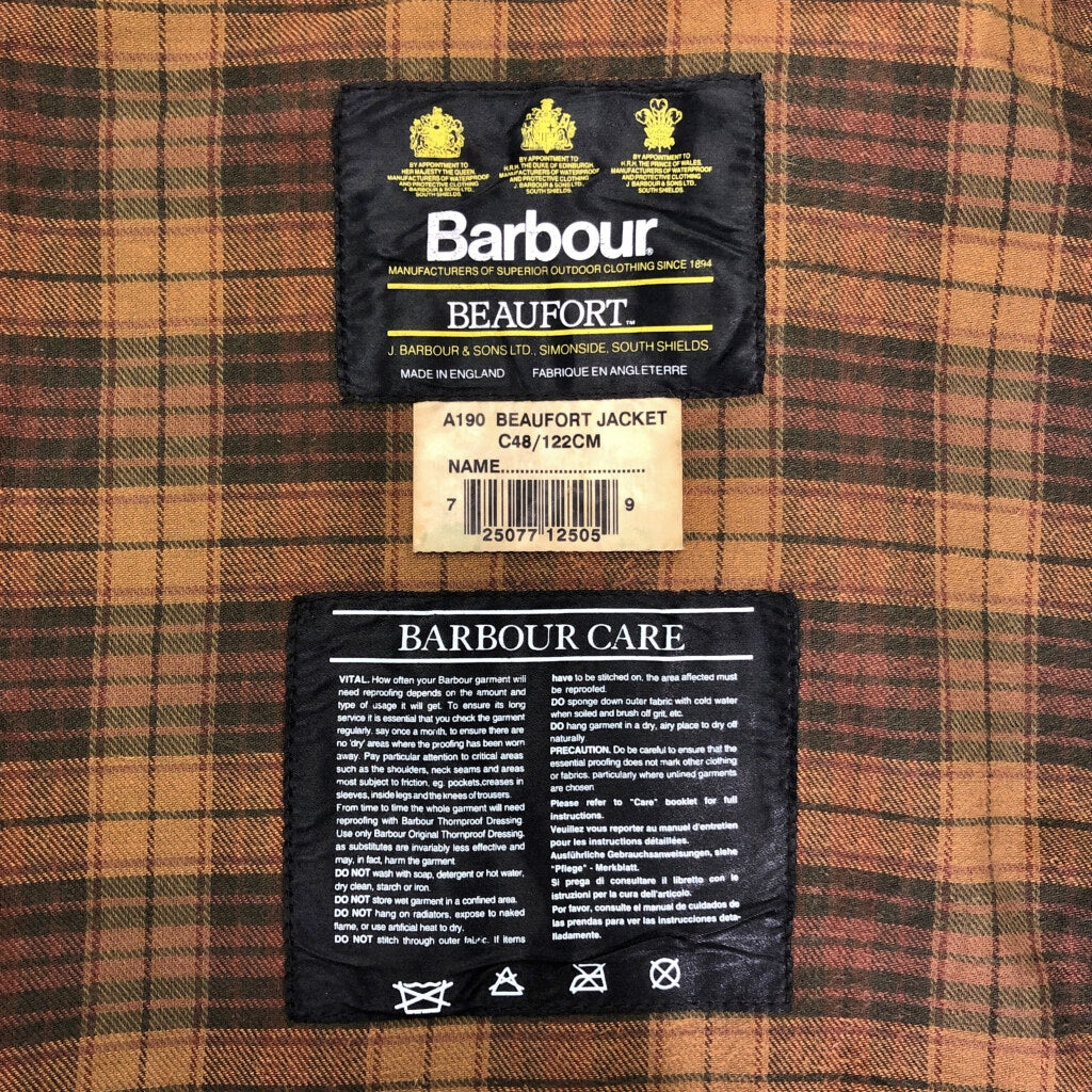 90s Barbour BEAUFORT Oiled Jacket