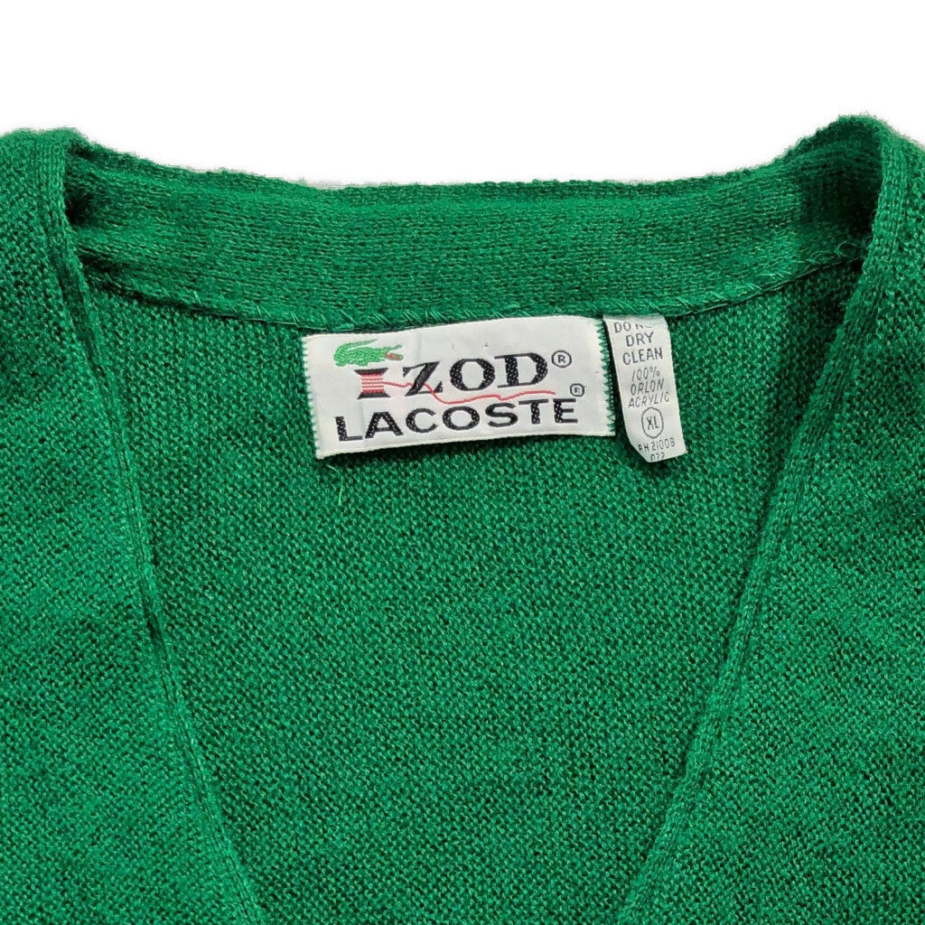 80s IZOD LACOSTE Cardigan