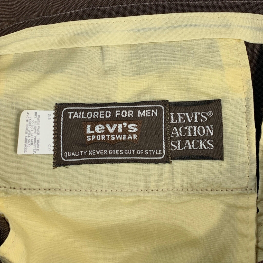 80s Levi's ACTION SLACKS Staflex Pants