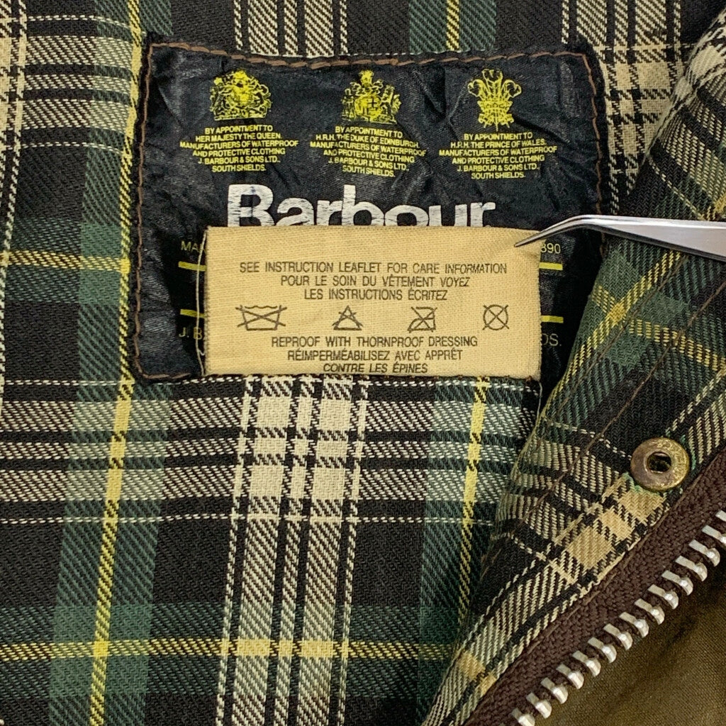 90s Barbour SOLWAY ZIPPER Oiled Jacket