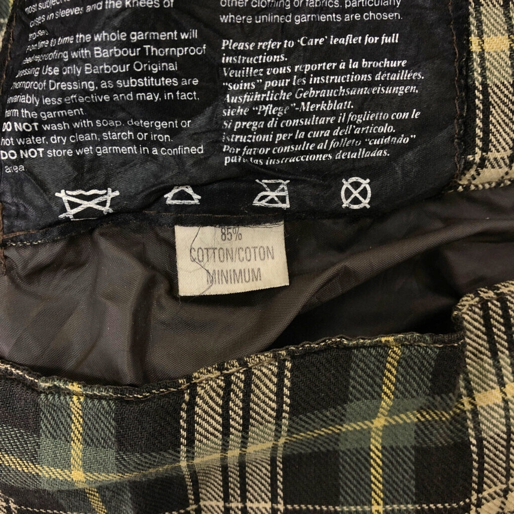 90s Barbour SOLWAY ZIPPER Oiled Jacket