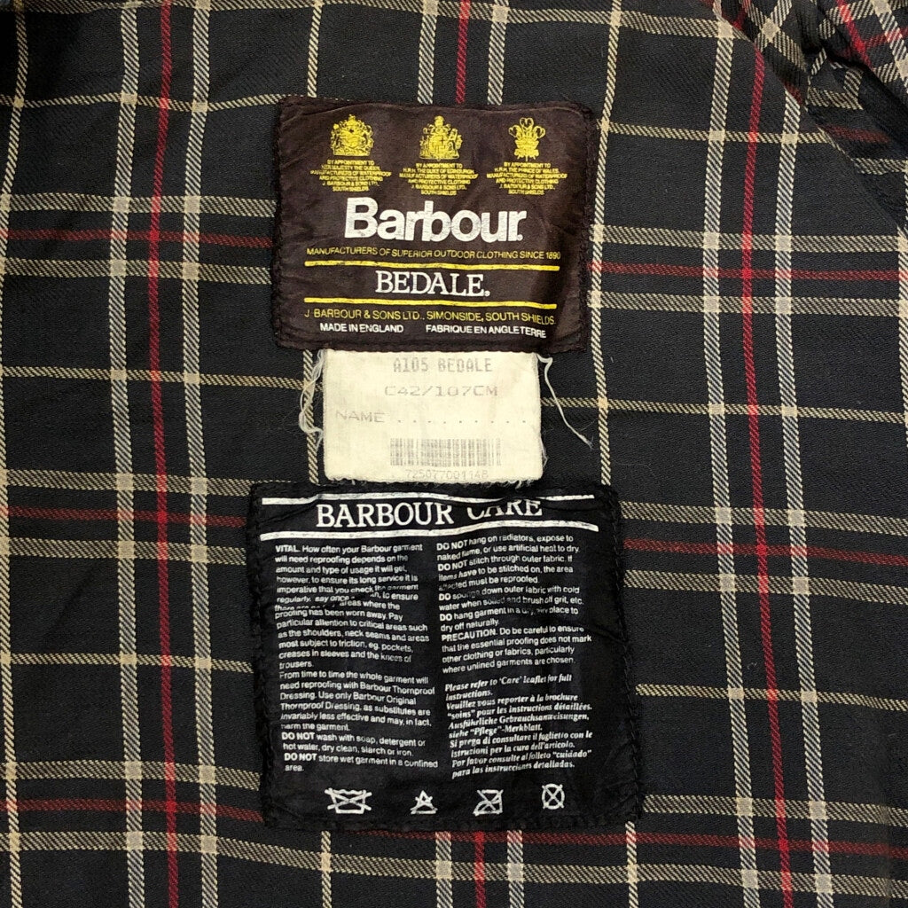 90s Barbour BEDALE Oiled Jacket