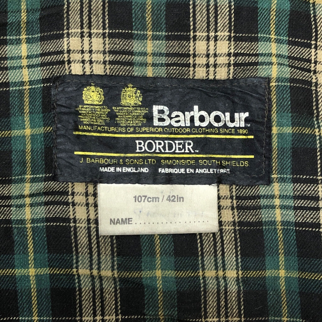 80s Barbour BORDER Oiled Jacket