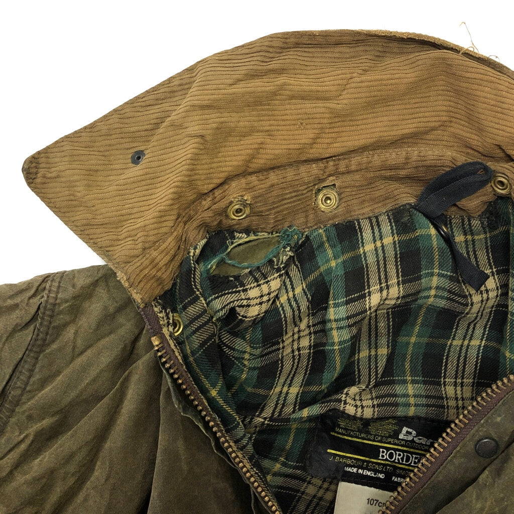 80s Barbour BORDER Oiled Jacket