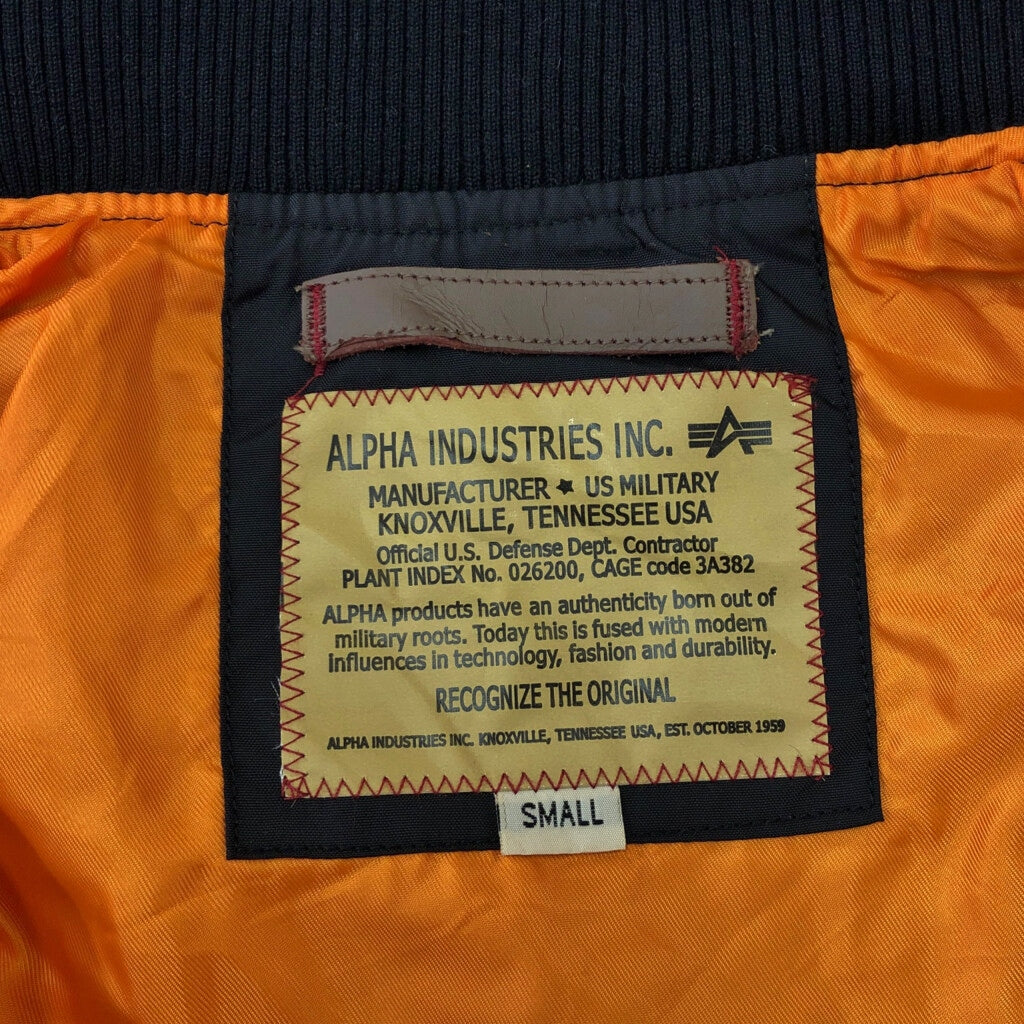 ALPHA INDUSTRIES MA-1 Flight Jacket Military Jacket