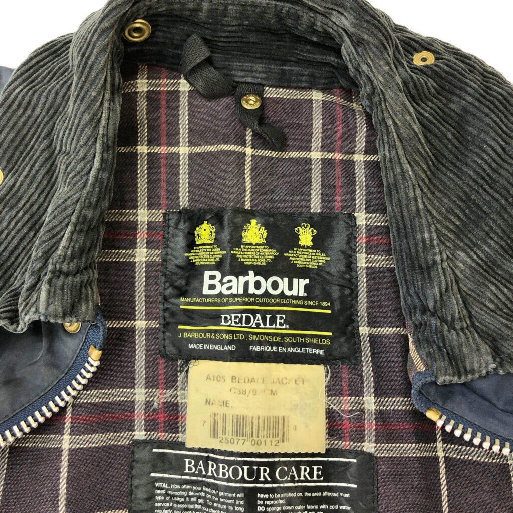90s Barbour BEDALE Oiled Jacket