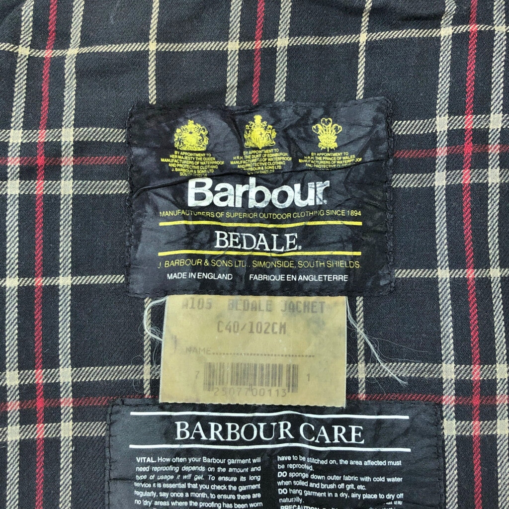 90s Barbour BEDALE Oiled Jacket