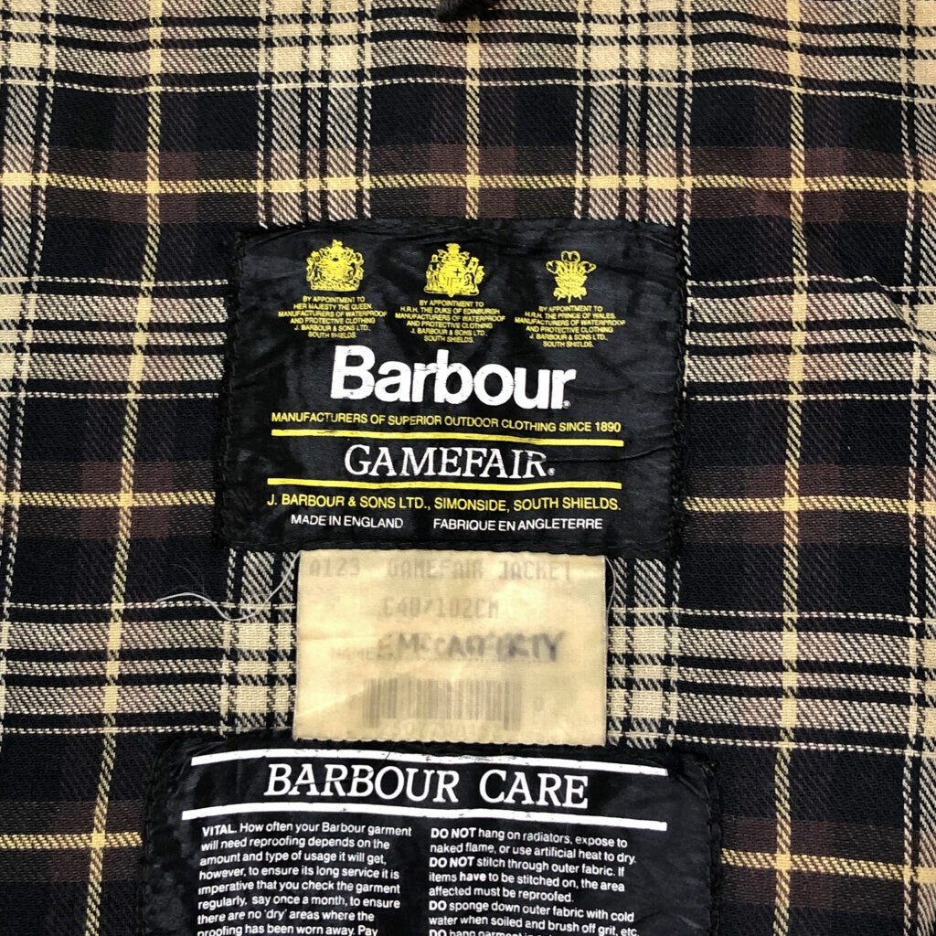 90s Barbour GAMEFAIR Oiled Jacket