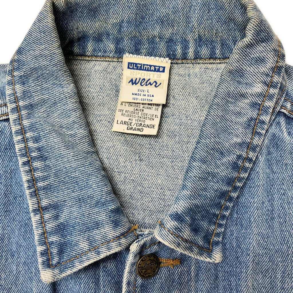 90s ULTIMATE SPORTS Denim Jacket