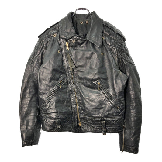 70s LEATHER FOREVER Double Riders Leather Jacket