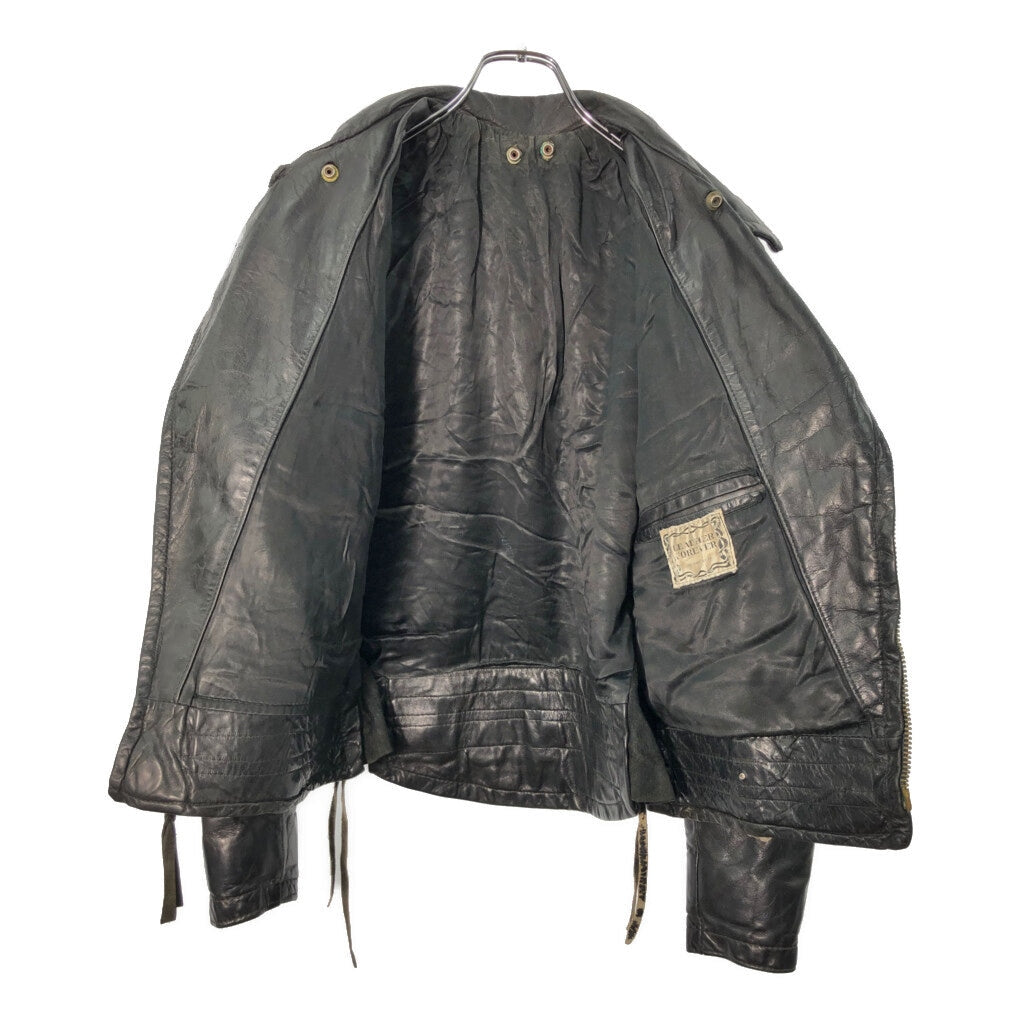 70s LEATHER FOREVER Double Riders Leather Jacket