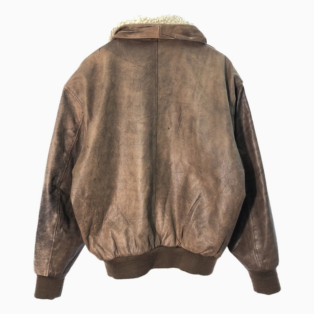 CHARLES KLEIN Flight Jacket Leather Jacket
