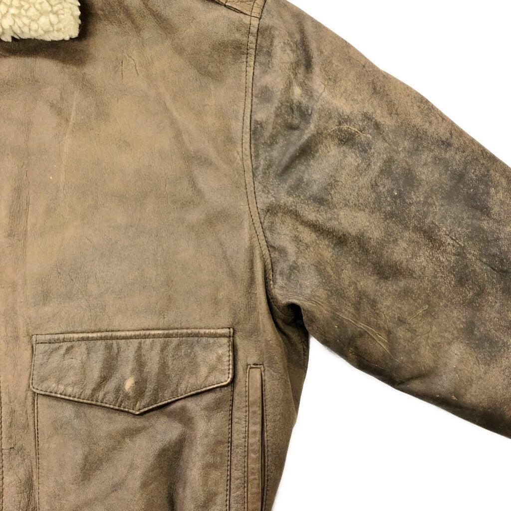 CHARLES KLEIN Flight Jacket Leather Jacket