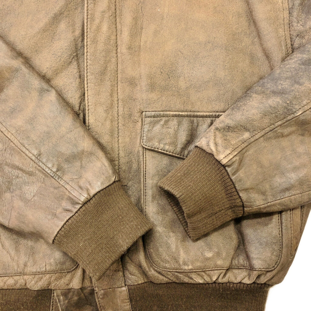 CHARLES KLEIN Flight Jacket Leather Jacket