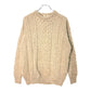 carraigdonn Aran Knit Crewneck Sweater
