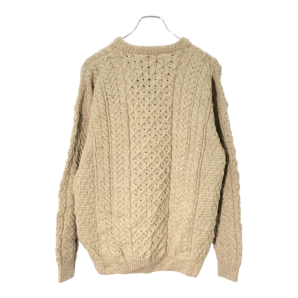 carraigdonn Aran Knit Crewneck Sweater