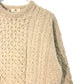 carraigdonn Aran Knit Crewneck Sweater