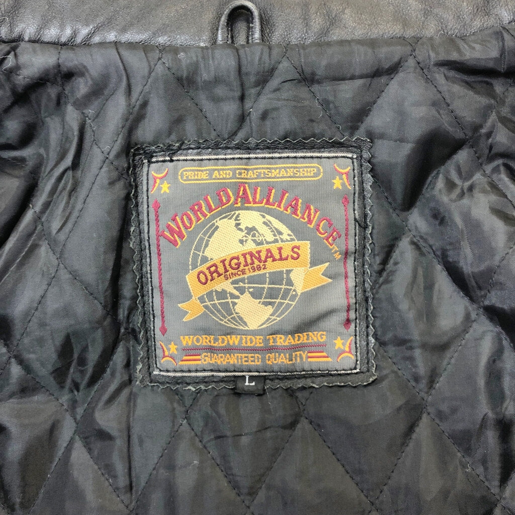 WORLD ALLIANCE Leather Jacket