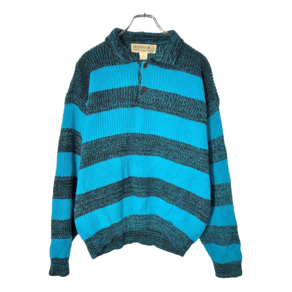 90s IRONWOOD TRADING COMPANY Knit Polo Shirt