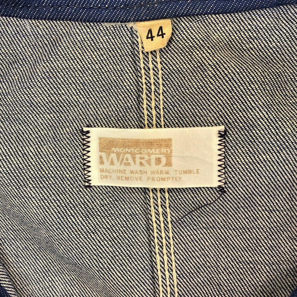 70s MONTGOMERY WARD Coverall Denim Jacket