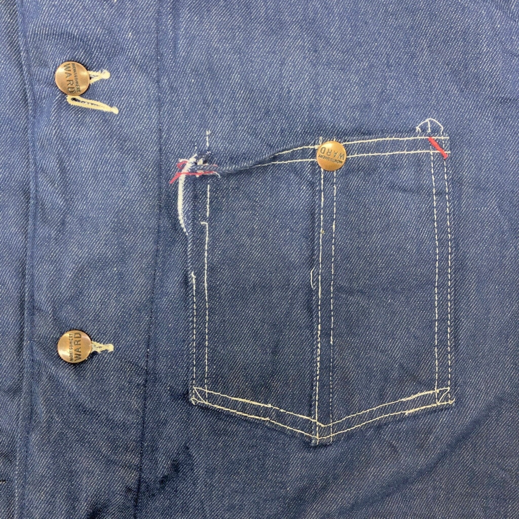 70s MONTGOMERY WARD Coverall Denim Jacket
