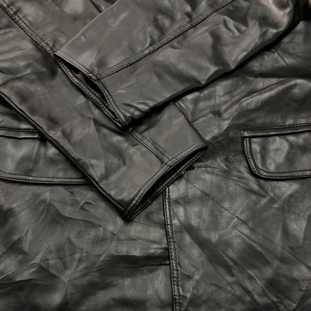 A COLLEZIONI アルマーニ コレッツォーニ Leather Jacket