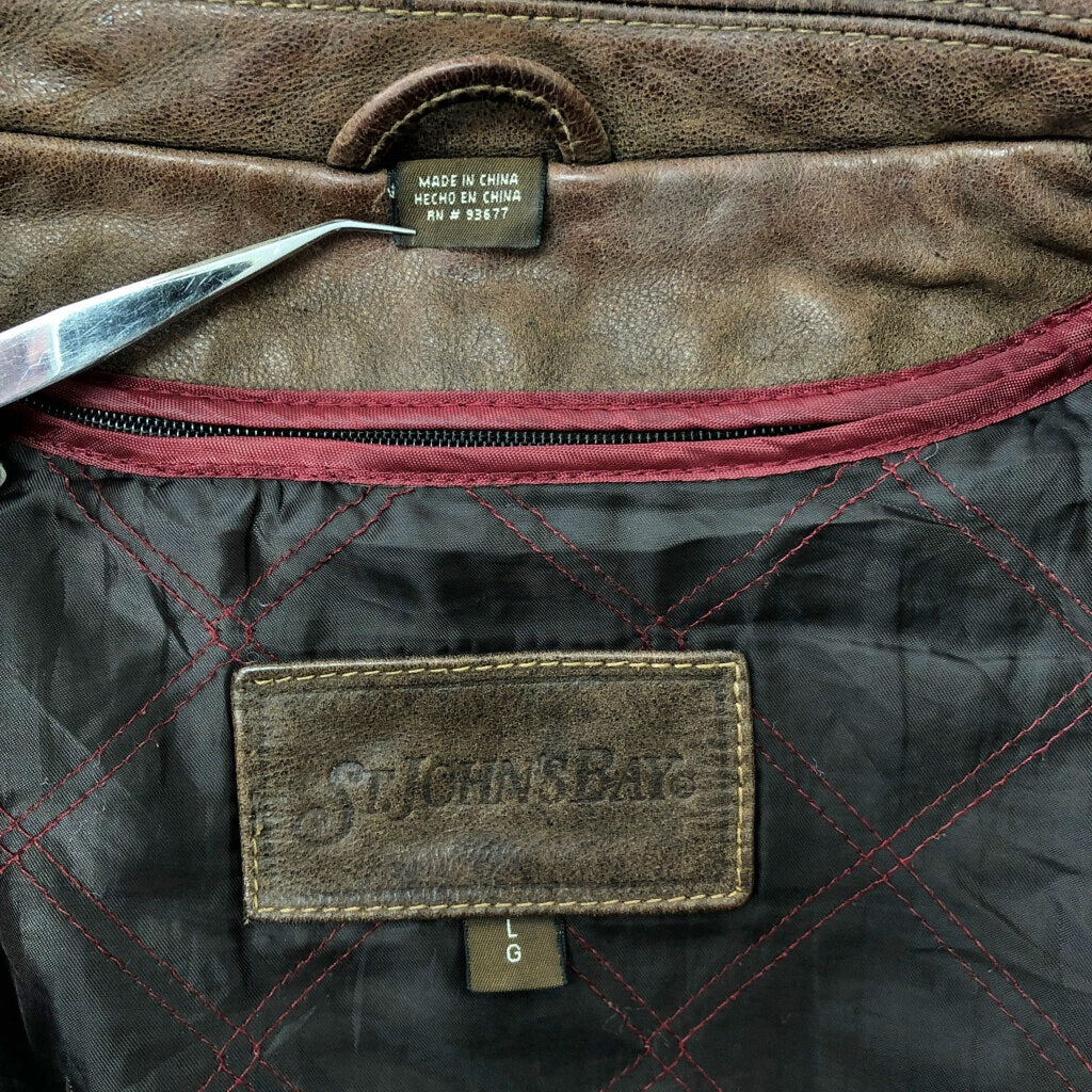 ST.JOHN'S BAY Leather Jacket