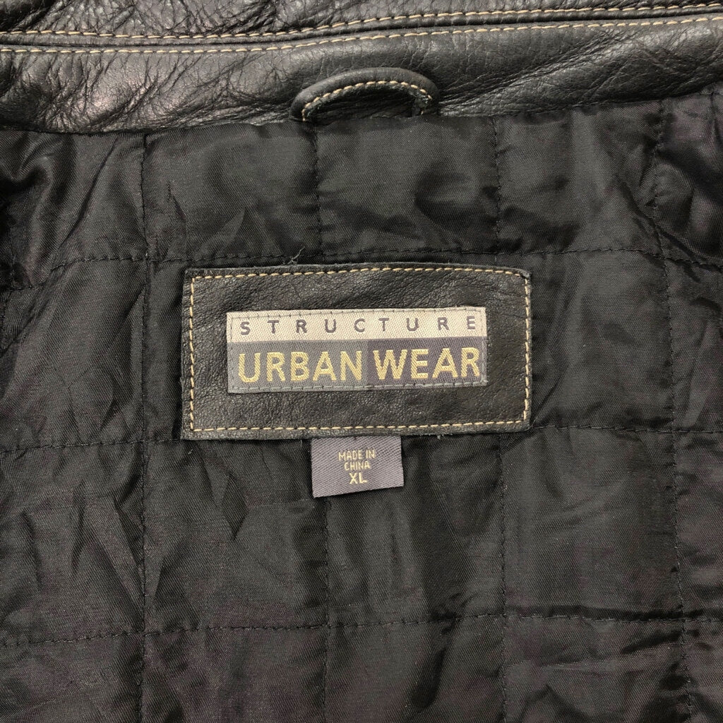 STRUCTURE Leather Jacket