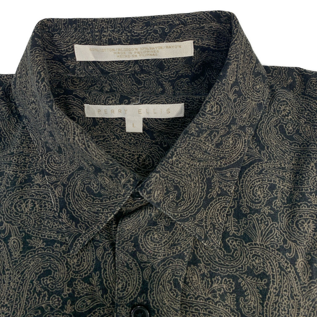90s PERRY ELLIS Patterned Shirt