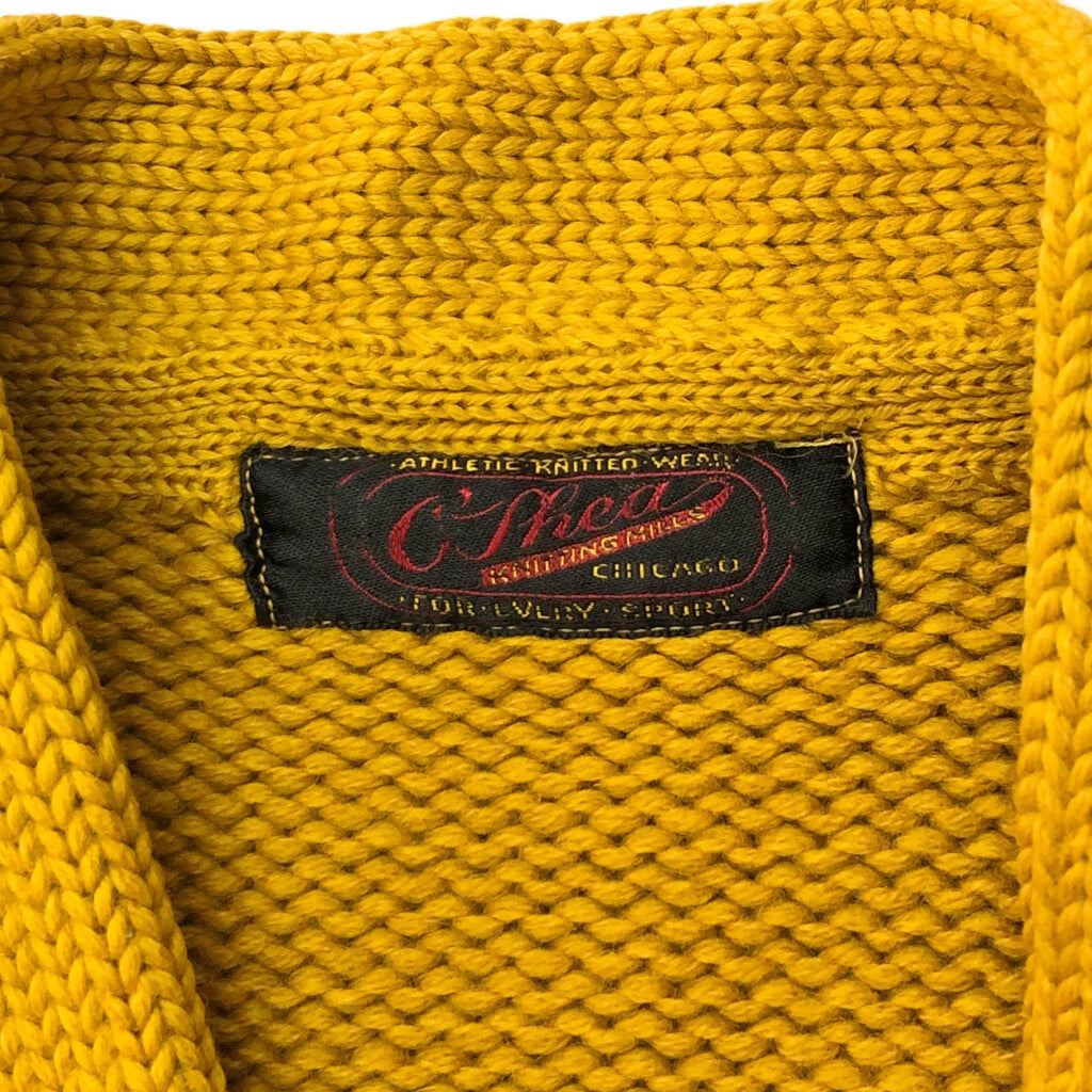 40s O‘Shea Lettered Plain Cardigan