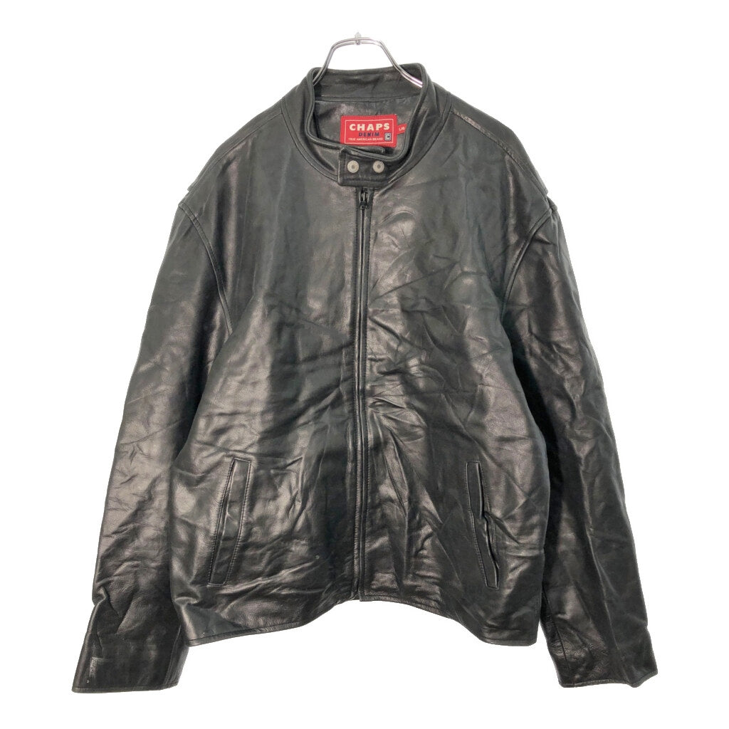 CHAPS CHAPS DENIM Single Riders Leather Jacket
