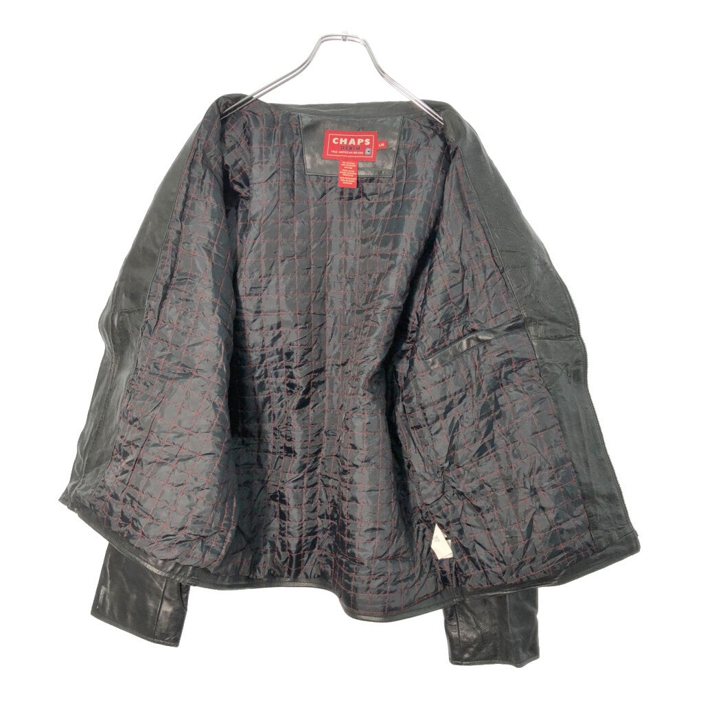 CHAPS CHAPS DENIM Single Riders Leather Jacket