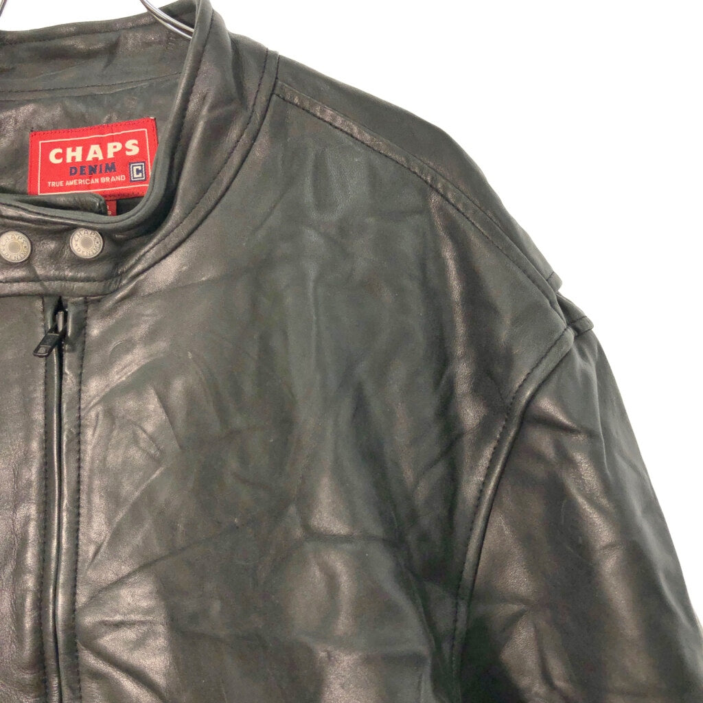 CHAPS CHAPS DENIM Single Riders Leather Jacket