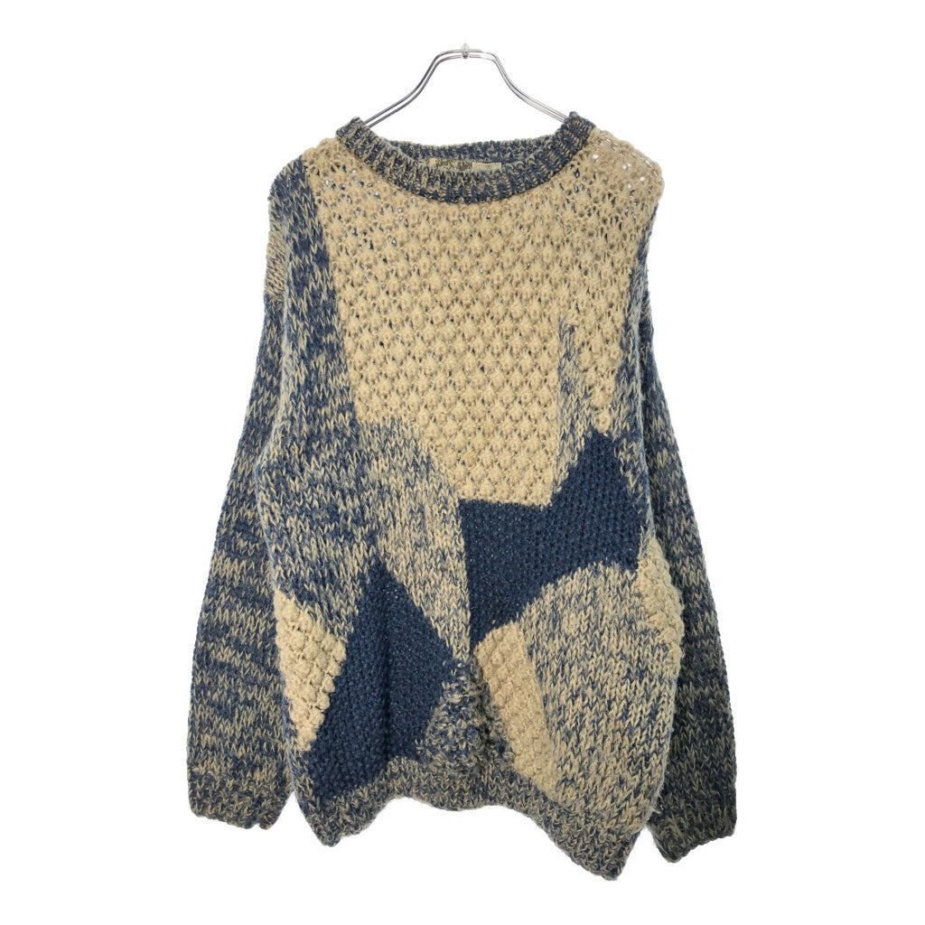 90s CITY STREETS 3D Knit Sweater