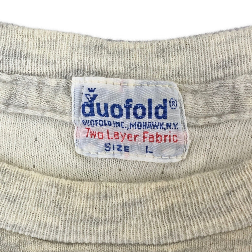 70s duofold Plain Long Sleeve T-Shirt