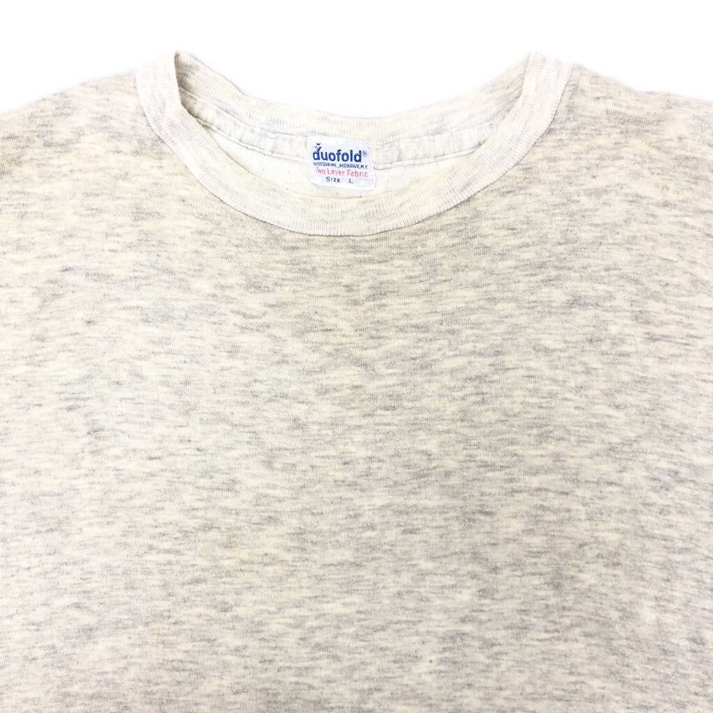 70s duofold Plain Long Sleeve T-Shirt