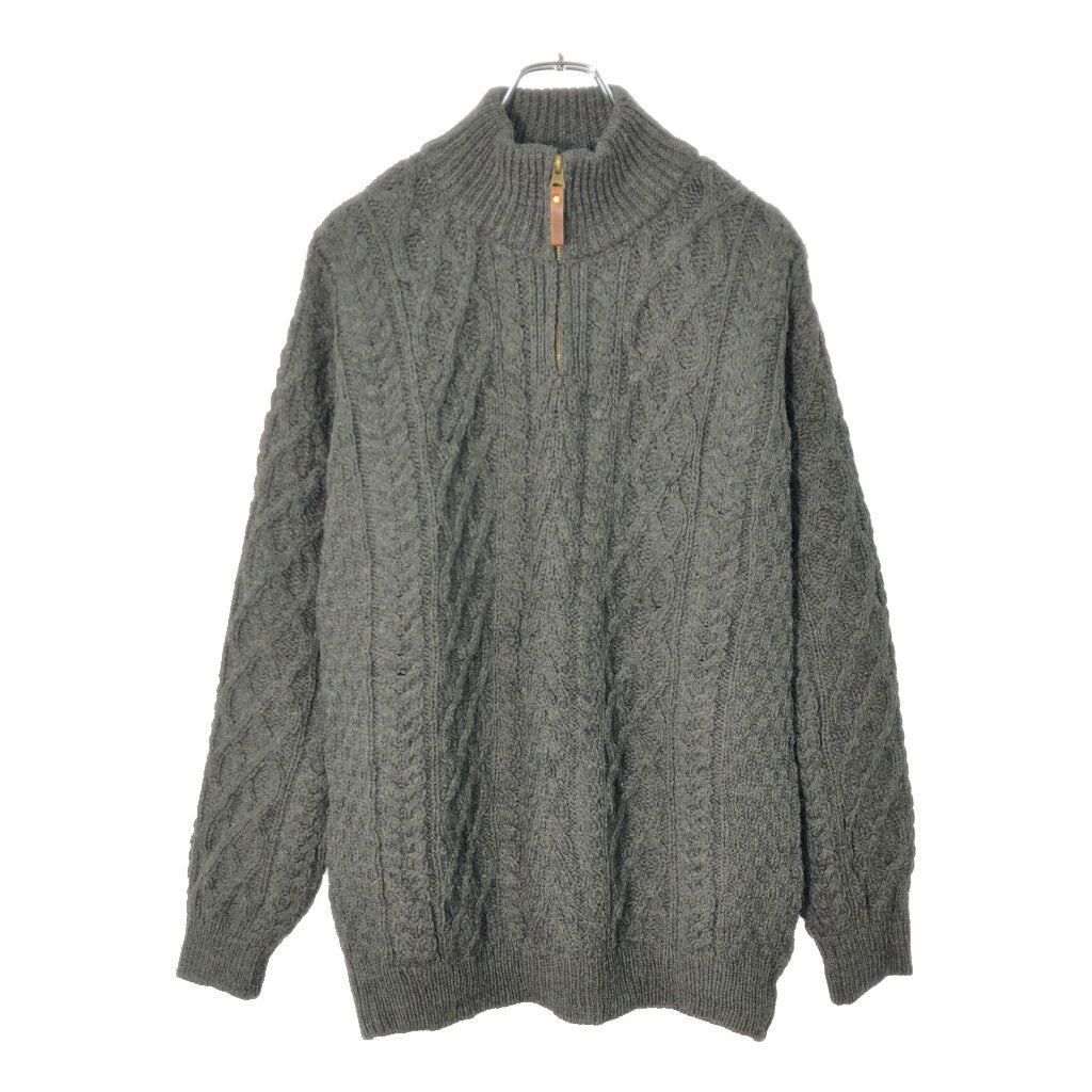 ARAN CRAFTS Aran Knit Half Zip Sweater