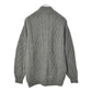 ARAN CRAFTS Aran Knit Half Zip Sweater
