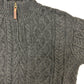 ARAN CRAFTS Aran Knit Half Zip Sweater