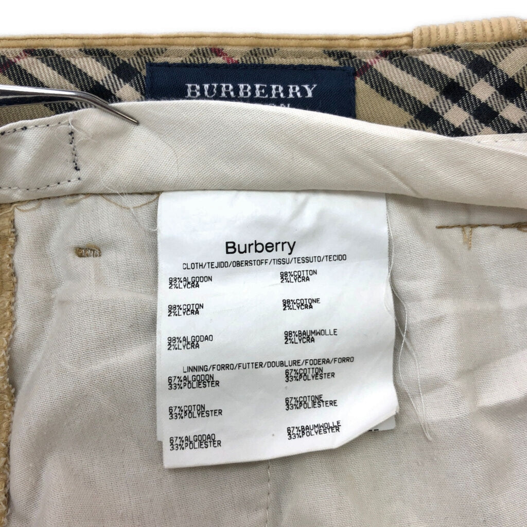 BURBERRY Corduroy Pants