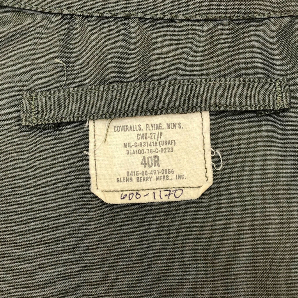 70s U.S.AIRFORCE CWU-27/P Flight Suit Military Coverall