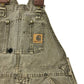 90s Carhartt Duck Double Knee Bib Overall Duck Overall