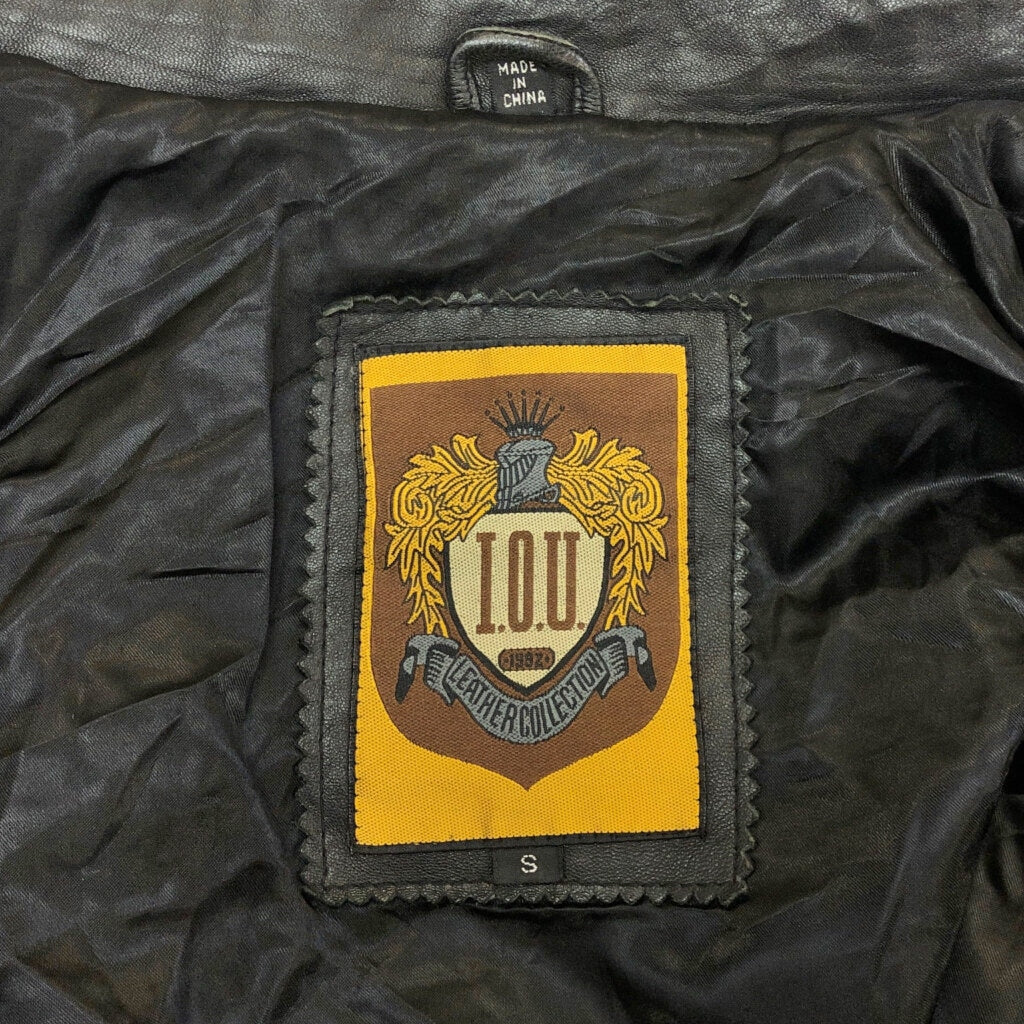 90s I.O.U. LEATHER COLLECTION Coat