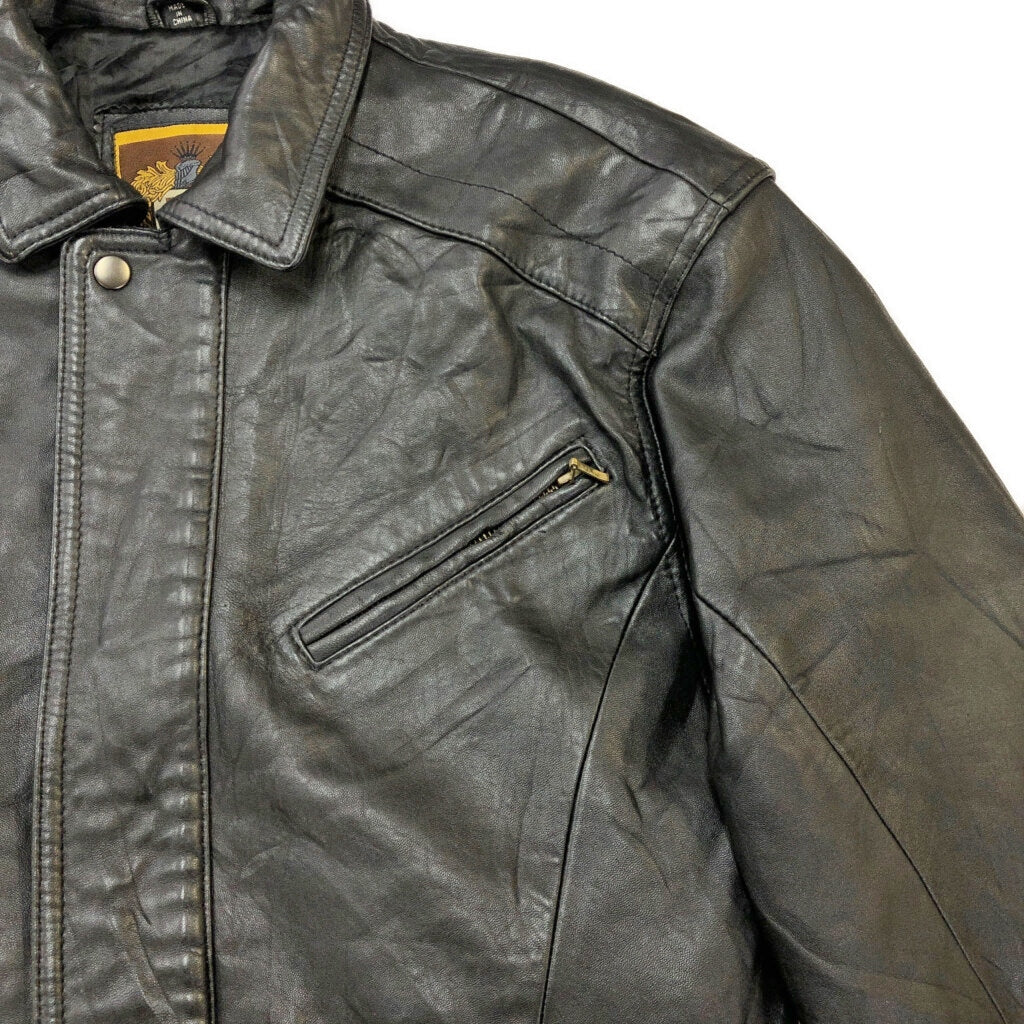 90s I.O.U. LEATHER COLLECTION Coat