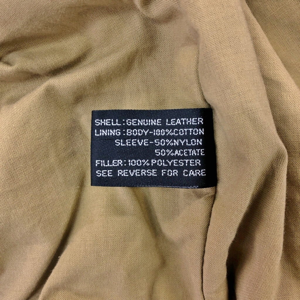 90s Peter England Flight Jacket Leather Jacket