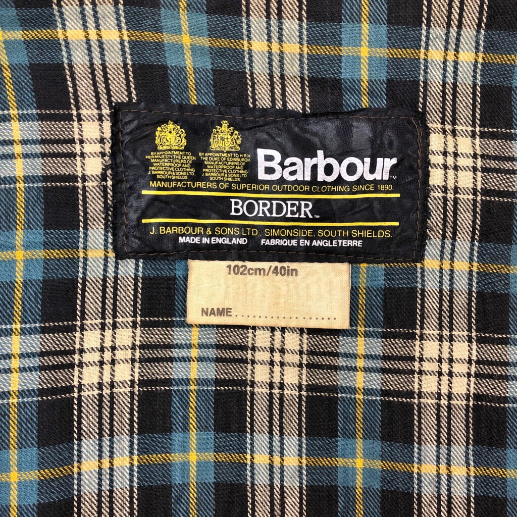 80s Barbour BORDER Oiled Jacket