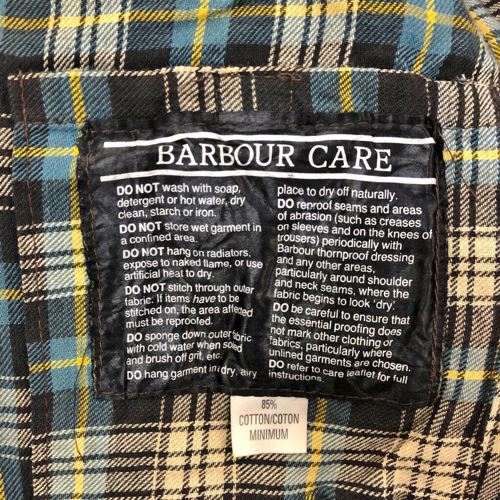 80s Barbour BORDER Oiled Jacket