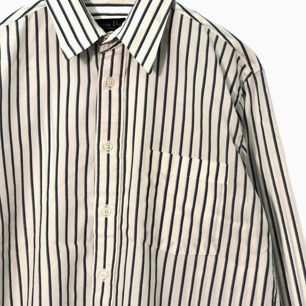 90s Christian Dior Monsieur Stripe Shirt
