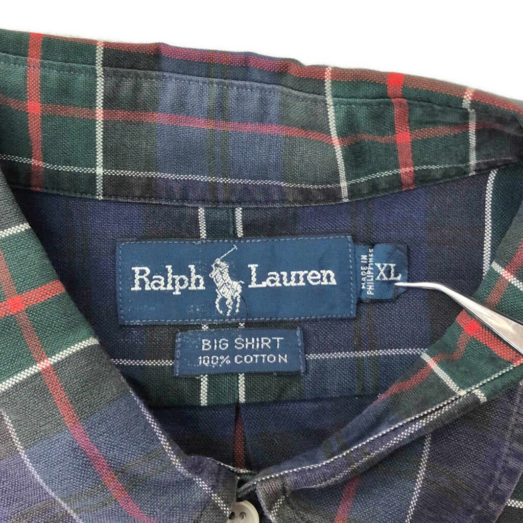 RALPH LAUREN BIG SHIRT Check Shirt